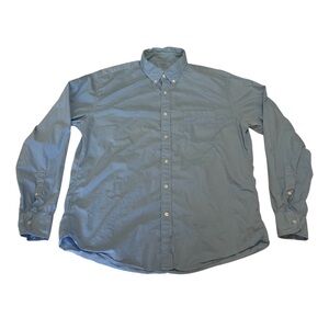 J.Crew Lightweight Blue Button Down Shirt Men’s Size XL Preppy Casual